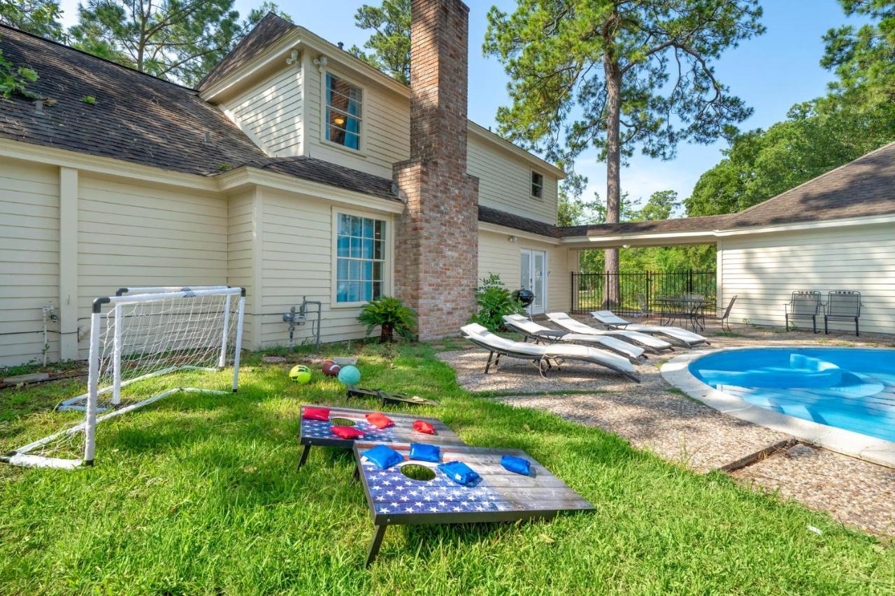 فيلا Pool Oasis Games Wifi Bbq Yard Sleep 16 هيوستن المظهر الخارجي الصورة
